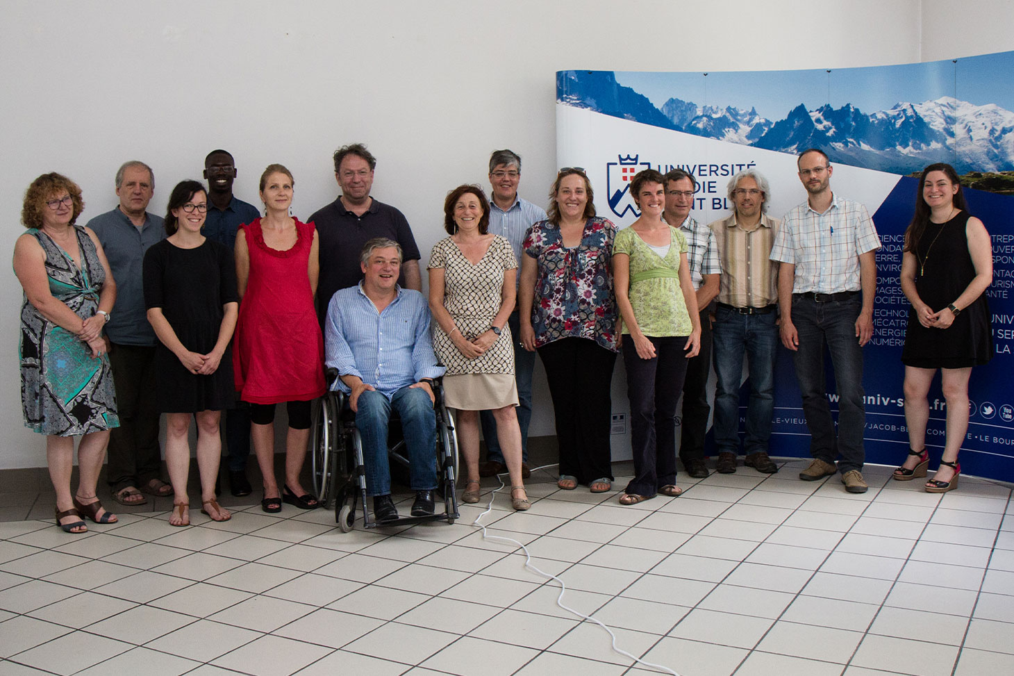 Photo de groupe de l'équipe du projet Reflexpro